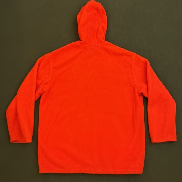 Vintage 80s MWG Orange Work Wear Fleece Union Made - Picture 5 of 8